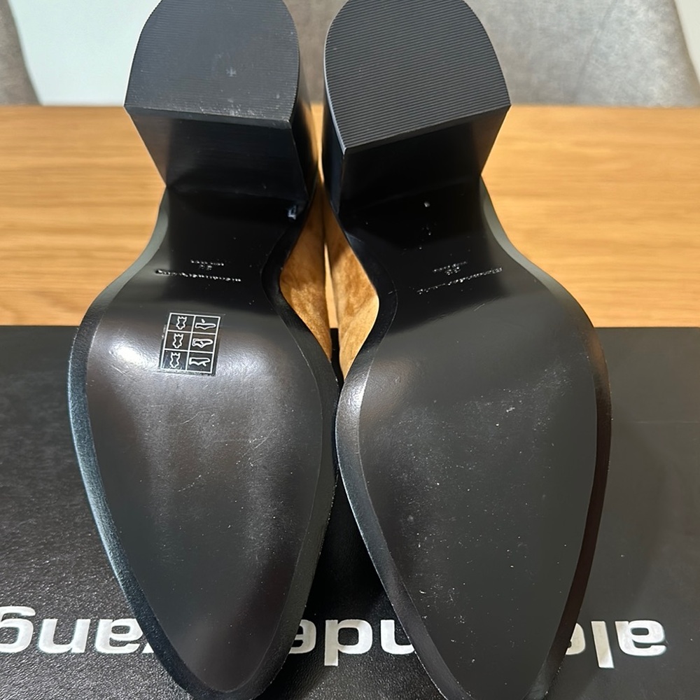 Alexander Wang Anna Stretch Suede Bootie - Picture 12 of 13